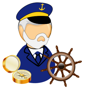 openclipart圖庫：Sea captain