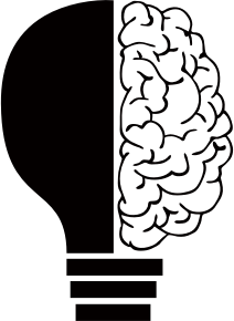 openclipart圖庫：Brain Light Bulb By Elisa Riva