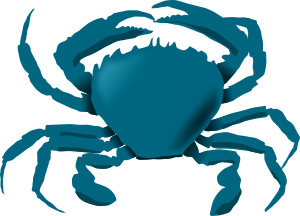 openclipart圖庫：Blue Crab