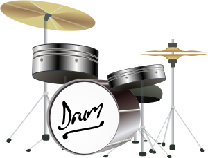 openclipart圖庫：Drum Kit