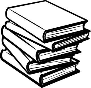 openclipart圖庫：Books - Lineart - No Shading