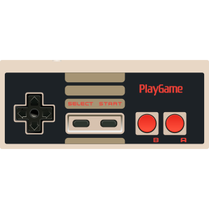 openclipart圖庫：Video Game - NES Controller
