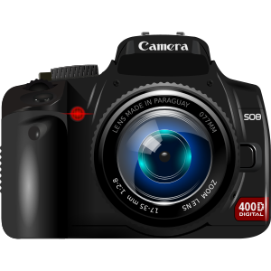 openclipart圖庫：DSLR Camera + Lens REMIX - HQ
