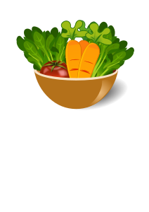 openclipart圖庫：vegetable bowl