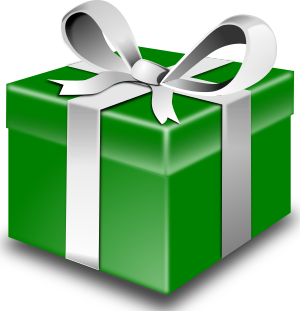 openclipart圖庫：Green present