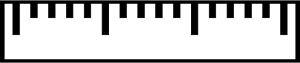 openclipart圖庫：ruler (simple, without figures)