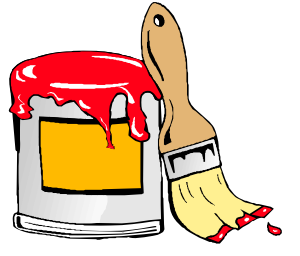 openclipart圖庫：Paint can with brush Animation