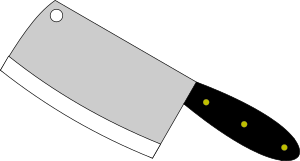 openclipart圖庫：Meat Cleaver