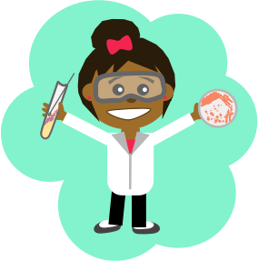 openclipart圖庫：Science Girl 2
