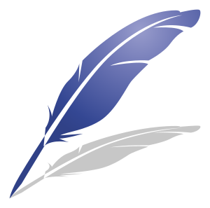openclipart圖庫：Blue feather