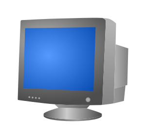openclipart圖庫：CRT monitor