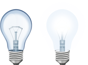 openclipart圖庫：Light bulb - 2 bulbs