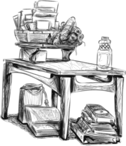 openclipart圖庫：My side table