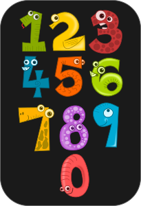 openclipart圖庫：Number Animals