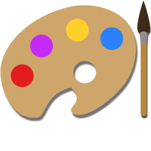 openclipart圖庫：Paint Palette