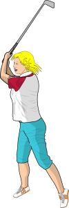 openclipart圖庫：Golfer