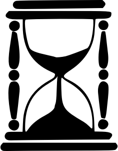 openclipart圖庫：Hourglass silhouette