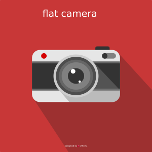 openclipart圖庫：Flat camera