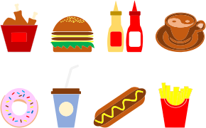 openclipart圖庫：Food Icons