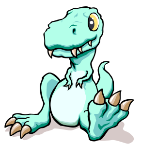 openclipart圖庫：Khủng Long Bạo Chúa Bé 2 - T Rex Baby 2