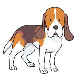 openclipart圖庫：dog - Beagle
