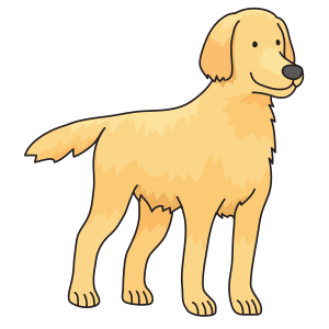 openclipart圖庫：dog - Golden Retriever