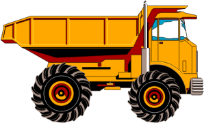 openclipart圖庫：torex dump truck