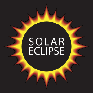 openclipart圖庫：Solar Eclipse (complete)