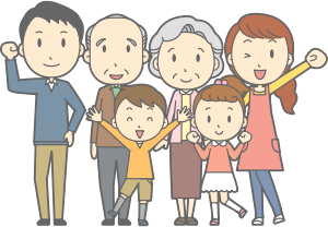 openclipart圖庫：Multigenerational Family (#1)