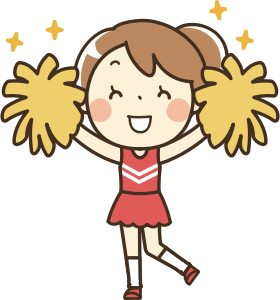 openclipart圖庫：Cheerleader (#1) Remixed