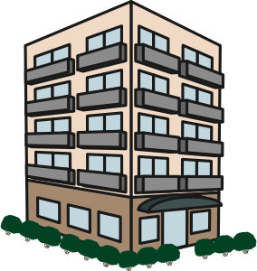 openclipart圖庫：Apartment Building
