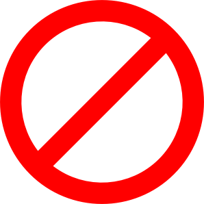 Clipart - No-sign