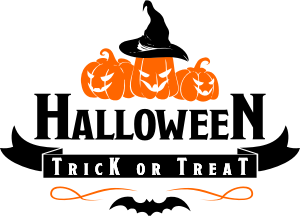 openclipart圖庫：Halloween - Trick or Treat Logo