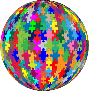 openclipart圖庫：Puzzle Sphere
