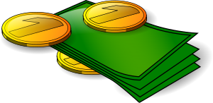 openclipart圖庫：Money - banknotes and coins