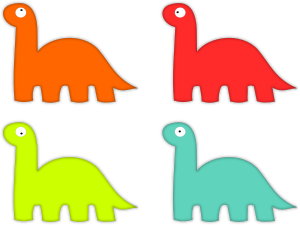 openclipart圖庫：Dino Icons