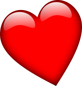 openclipart圖庫：Red heart