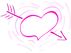 openclipart圖庫：Pulsing arrowed heart