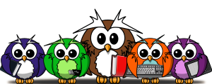 openclipart圖庫：Little owls CLASS