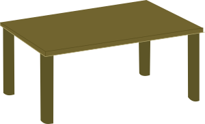 openclipart圖庫：Wooden table