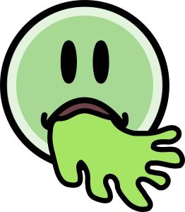 openclipart圖庫：Vomit Face