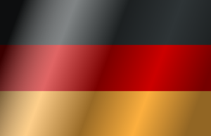 openclipart圖庫：Flag of Germany (with wind)