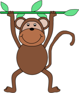 openclipart圖庫：Monkey clip art