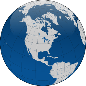 openclipart圖庫：Globe with borders