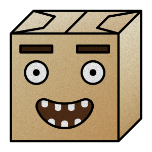 openclipart圖庫：paper box head 3