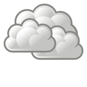 openclipart圖庫：tango weather overcast