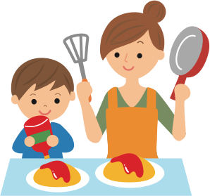 openclipart圖庫：Cooking with Mother