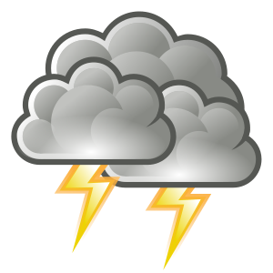openclipart圖庫：tango weather storm