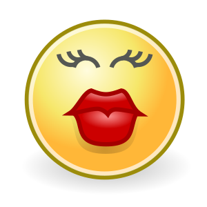 openclipart圖庫：tango face kiss