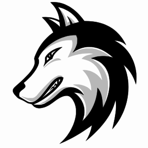 openclipart圖庫：Growling Husky